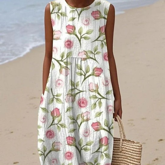 Meliora | Floral Sleeveless Summer Dress by Gavro Sydney